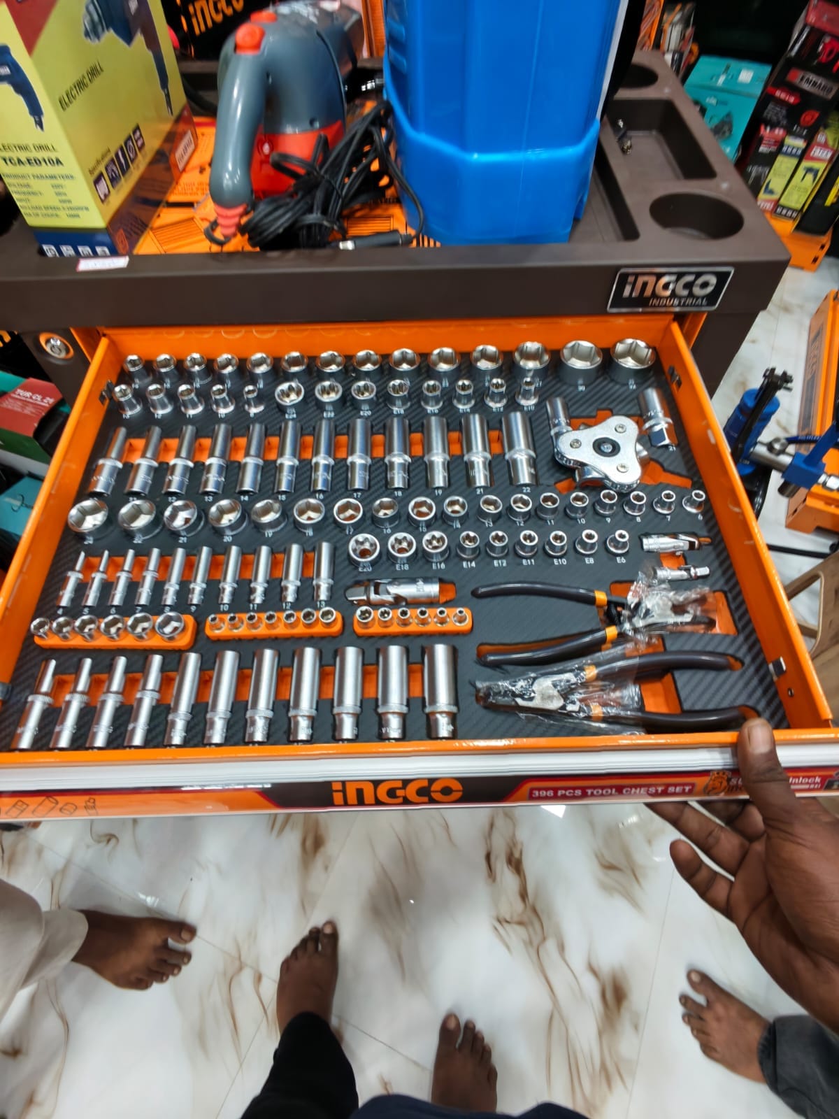 Large socket set drawer